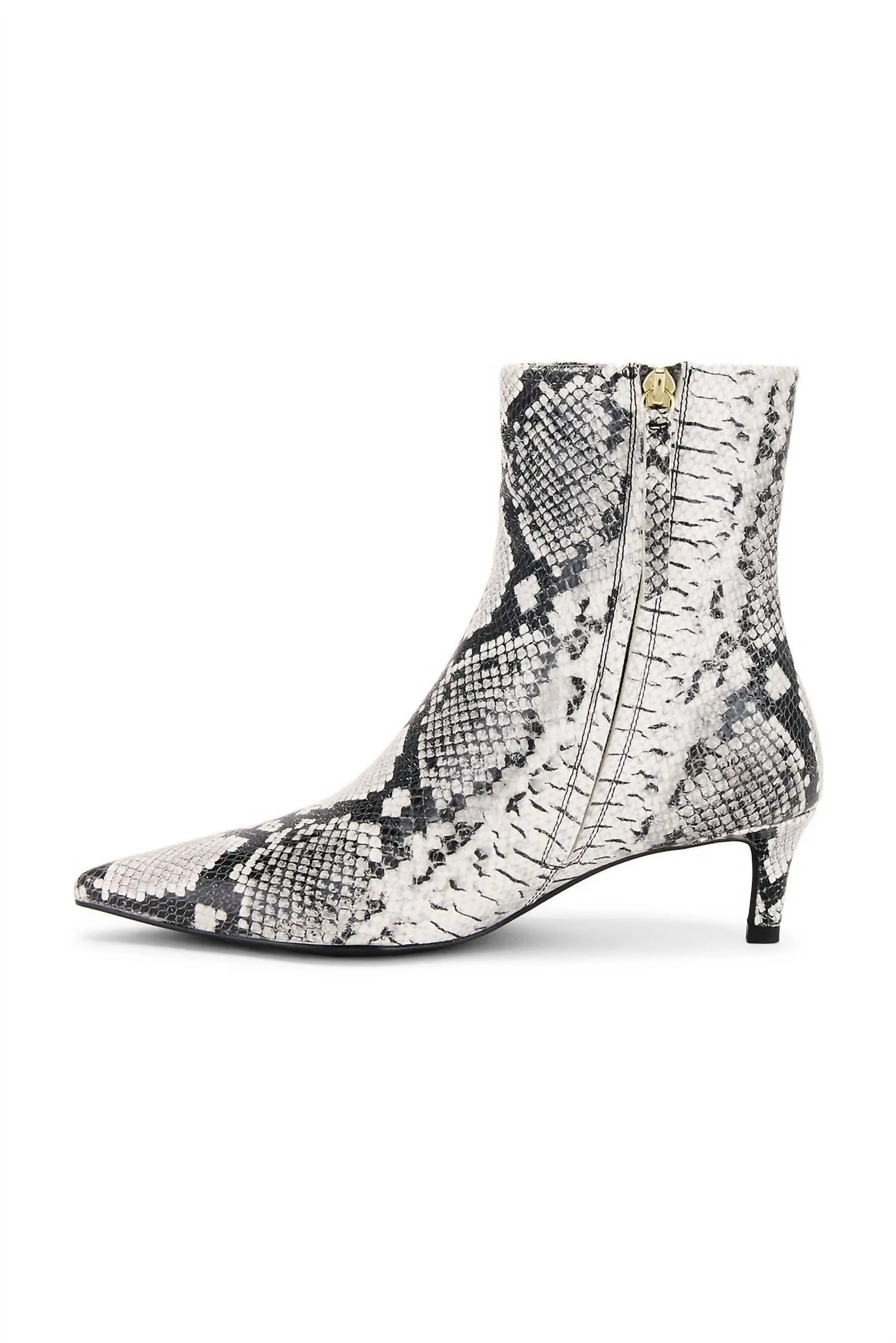 Dinner Date Boot In Black/white Exotic
