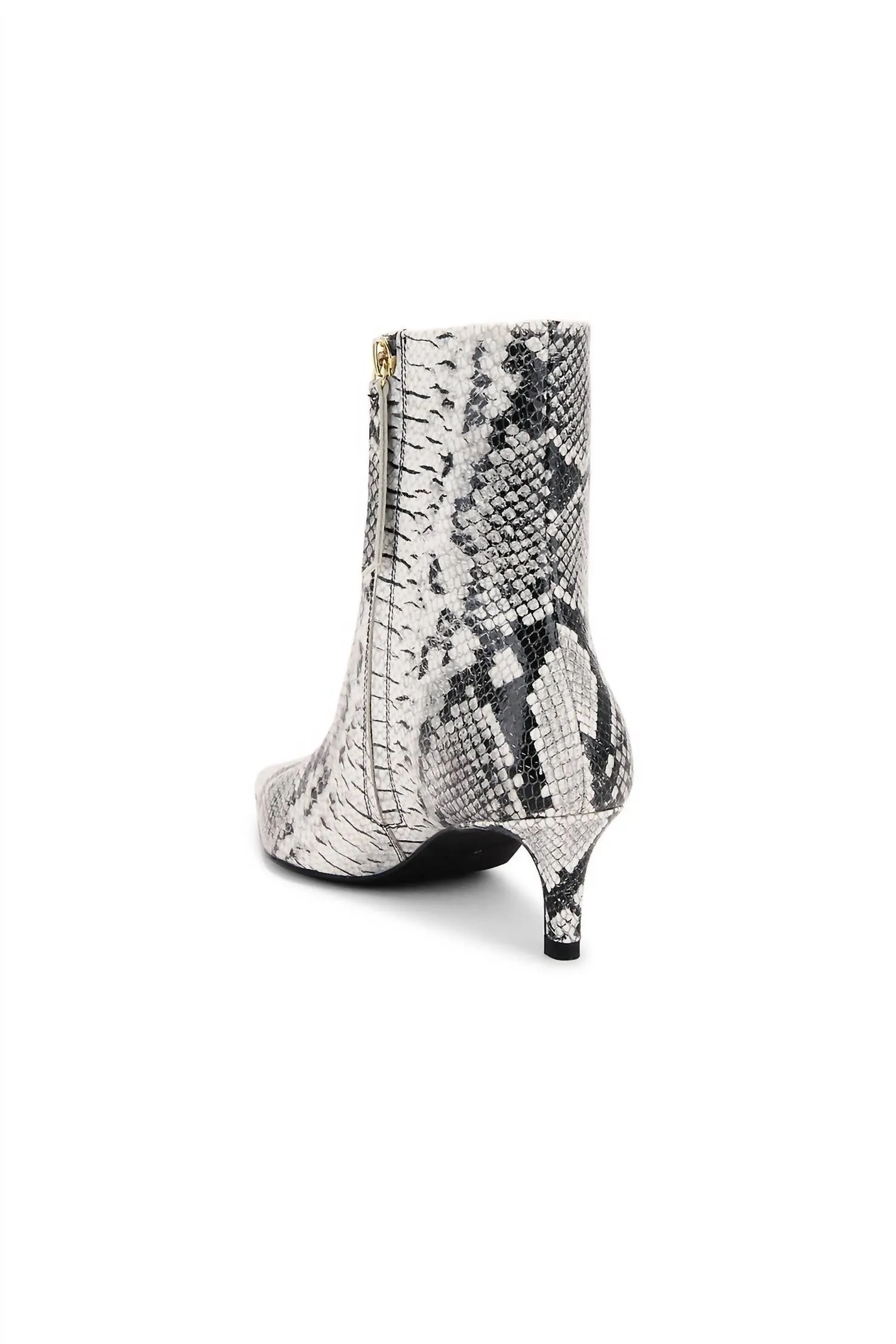 Dinner Date Boot In Black/white Exotic