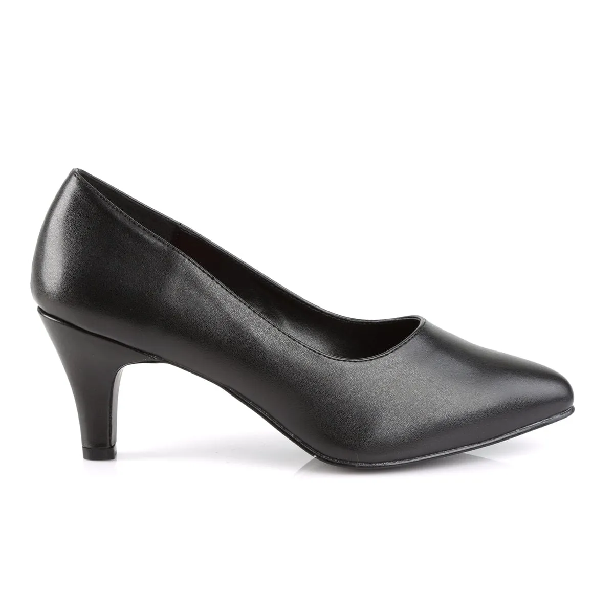 DIVINE-420 Black Faux Leather