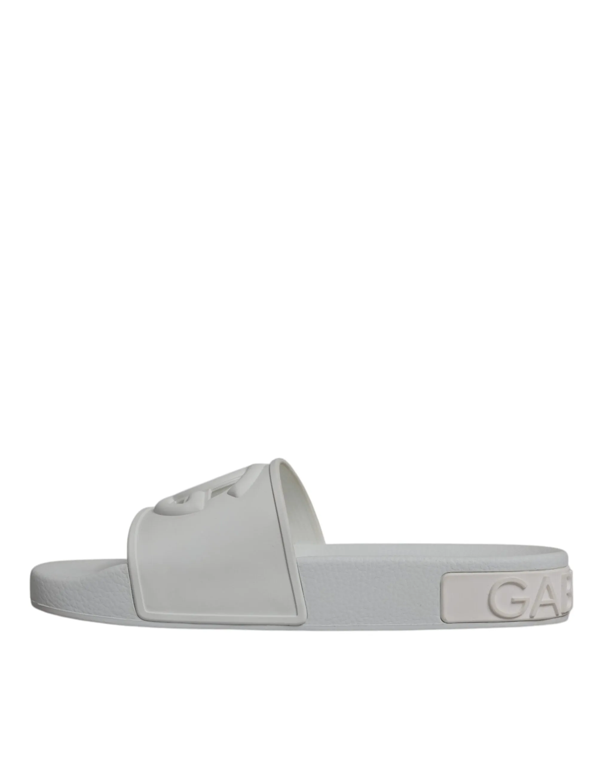 Dolce & Gabbana Rubber Slides Sandals Beachwear Women's Shoes