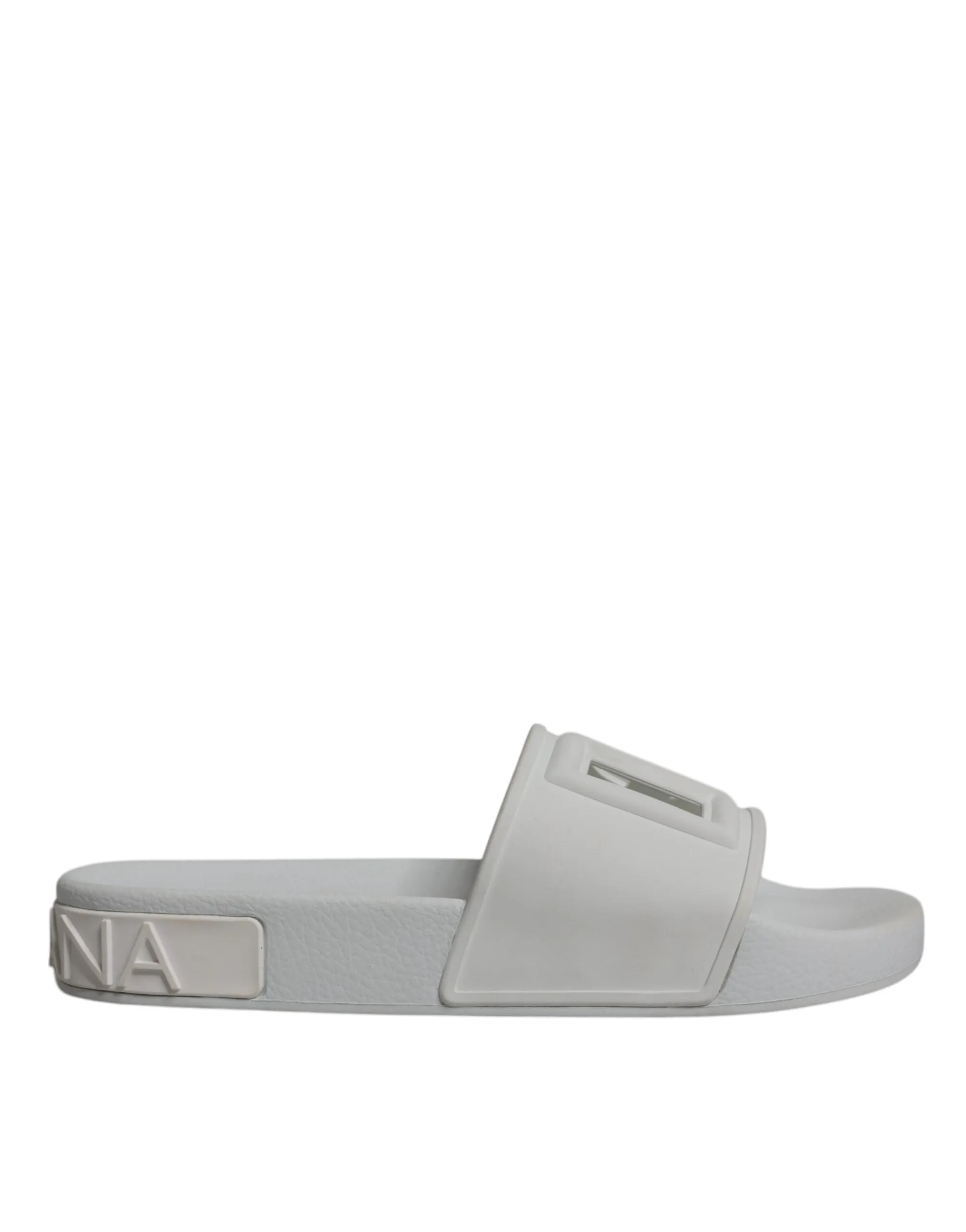 Dolce & Gabbana Rubber Slides Sandals Beachwear Women's Shoes