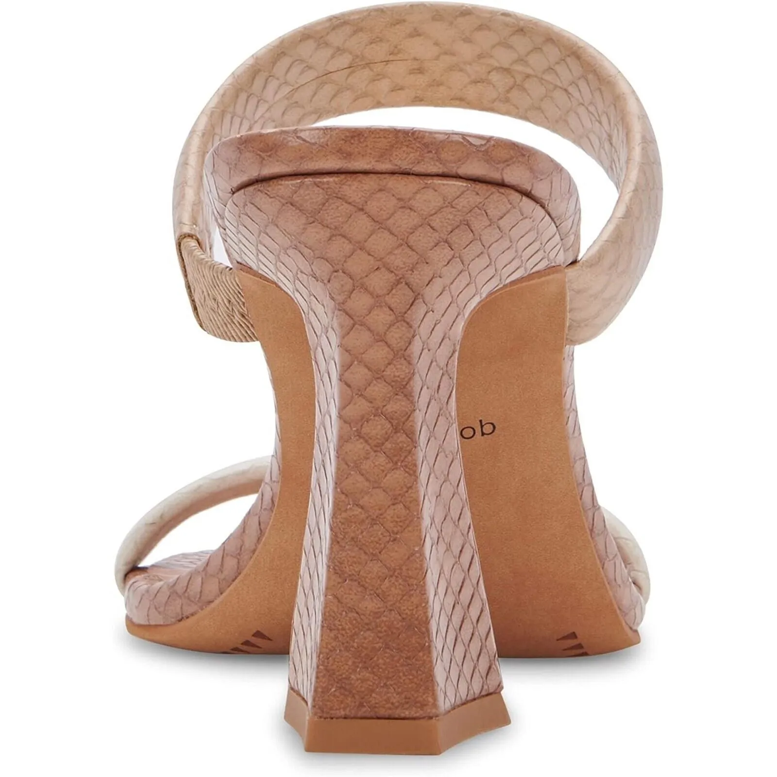 Dolce Vita Novah Sandal Women's US 9 Brown Slip-On Square Toe Spool Heel KHD950
