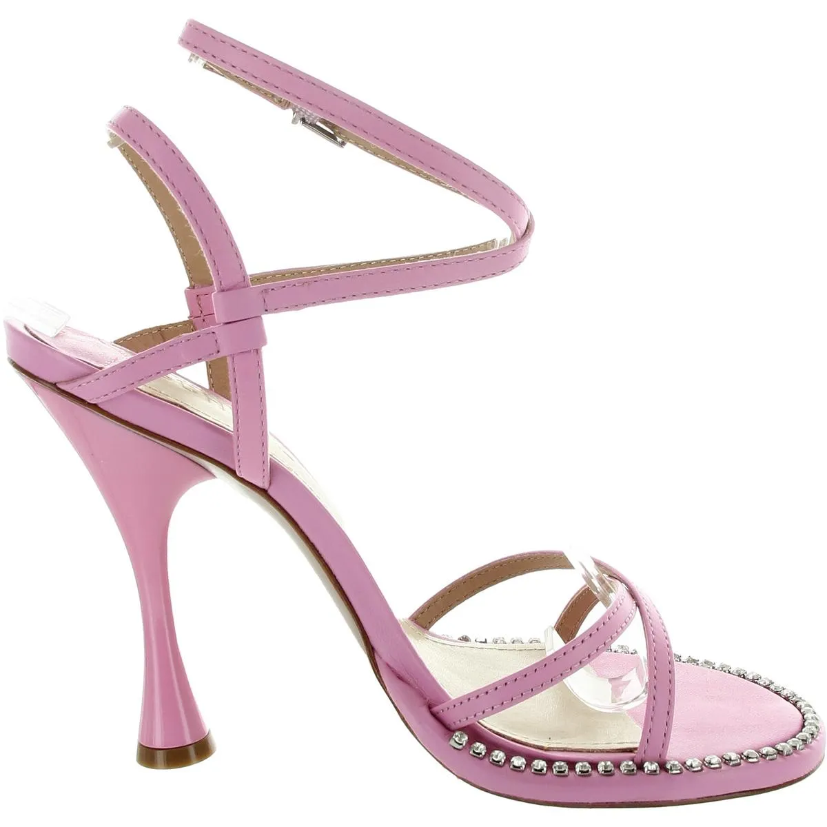 Dolly Womens Embellished Leather Heels