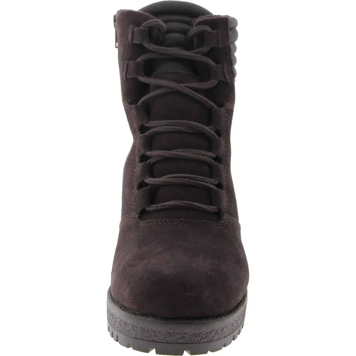 DOUGLAS Womens Round toe Lace up Combat & Lace-Up Boots