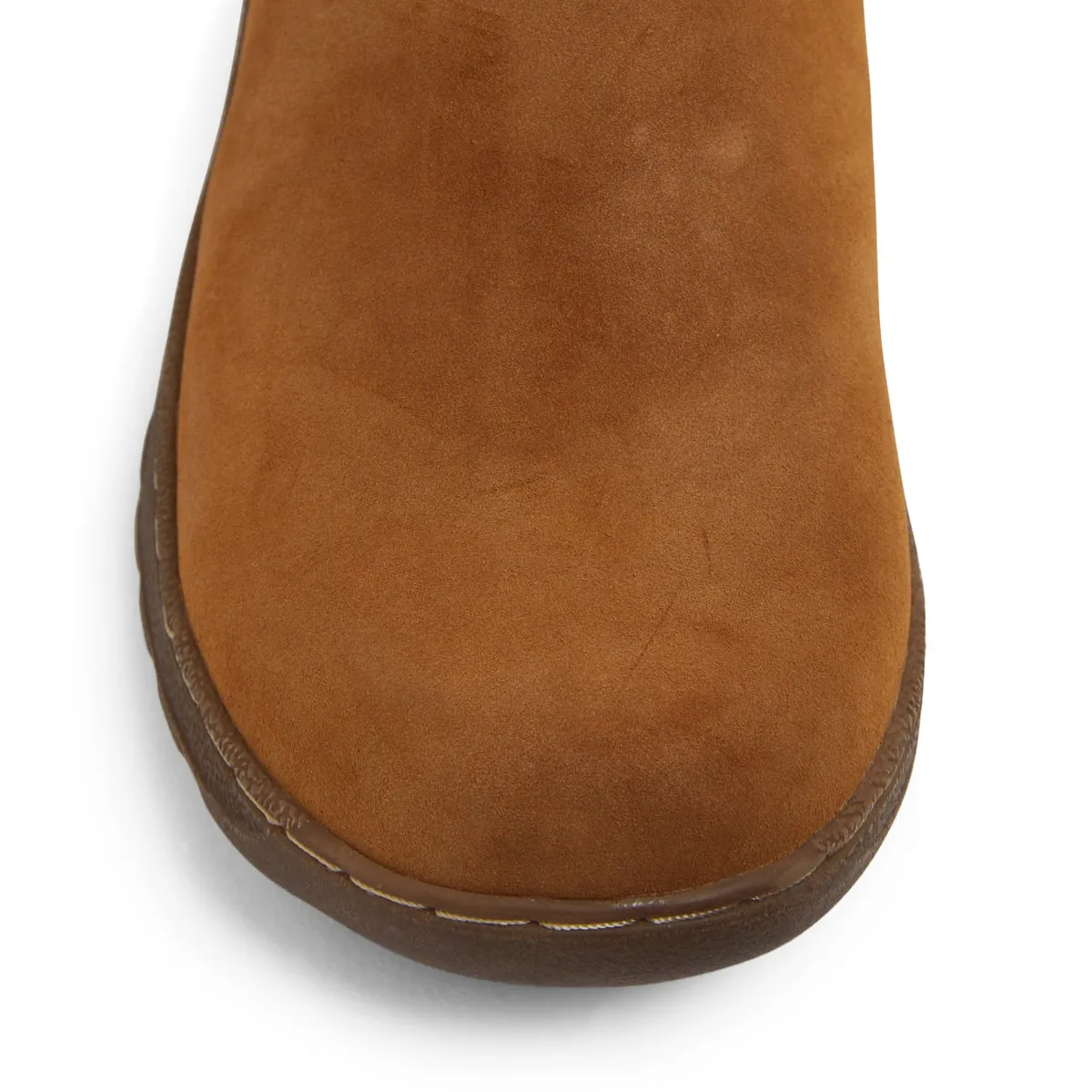 Edmund Boot in Chestnut Micro Smooth