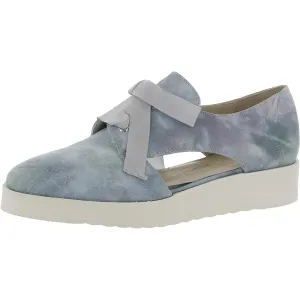 Egadi Womens Leather Tie-Dye Oxfords