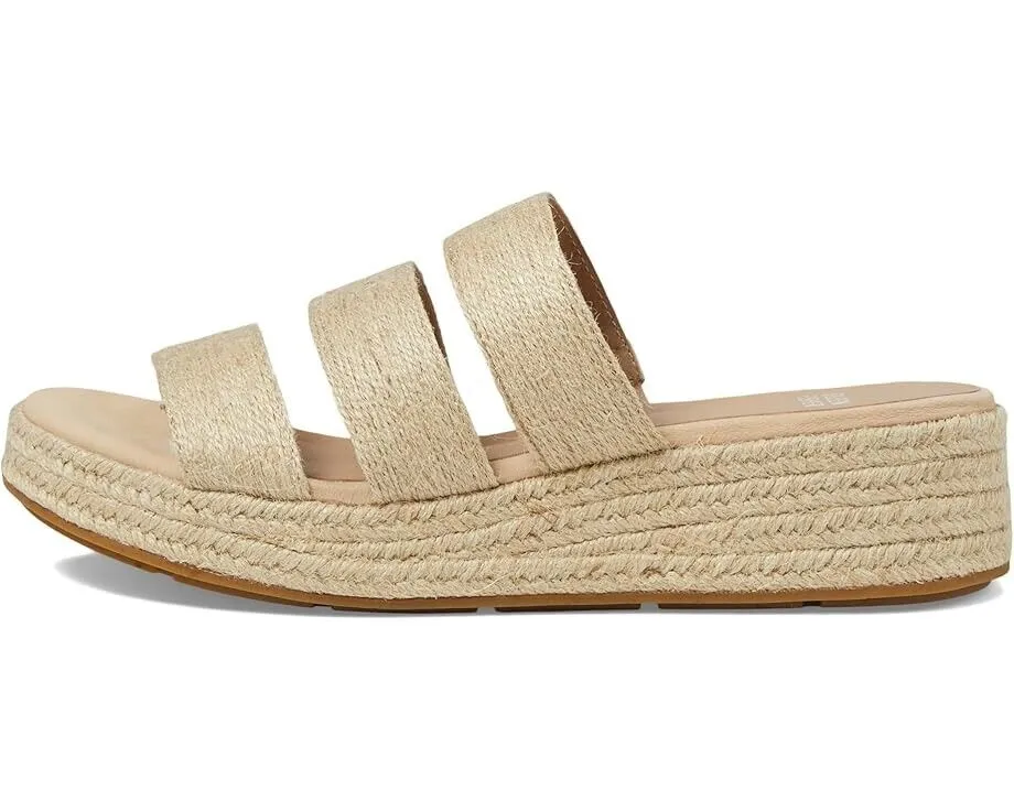 Eileen Fisher Mayla Sandals Women's US 8 Beige Wedge Heel Espadrille KHD1161