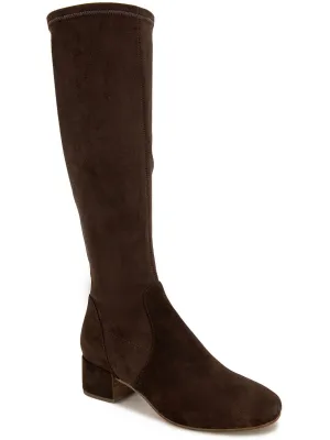 Ella Stretch Boot Womens Leather Tall Knee-High Boots