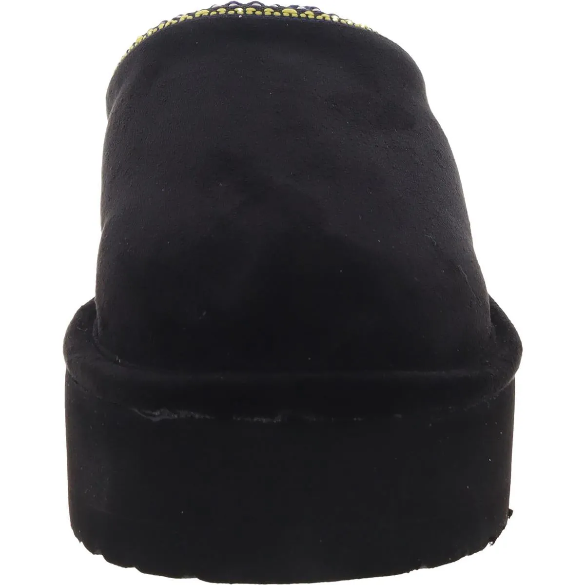 Elyse Womens Faux Fur Lined Platform Scuff Slippers