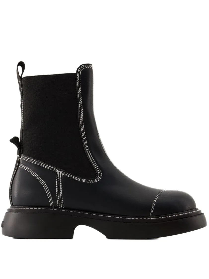 Everyday Mid Chelsea Boots - Black
