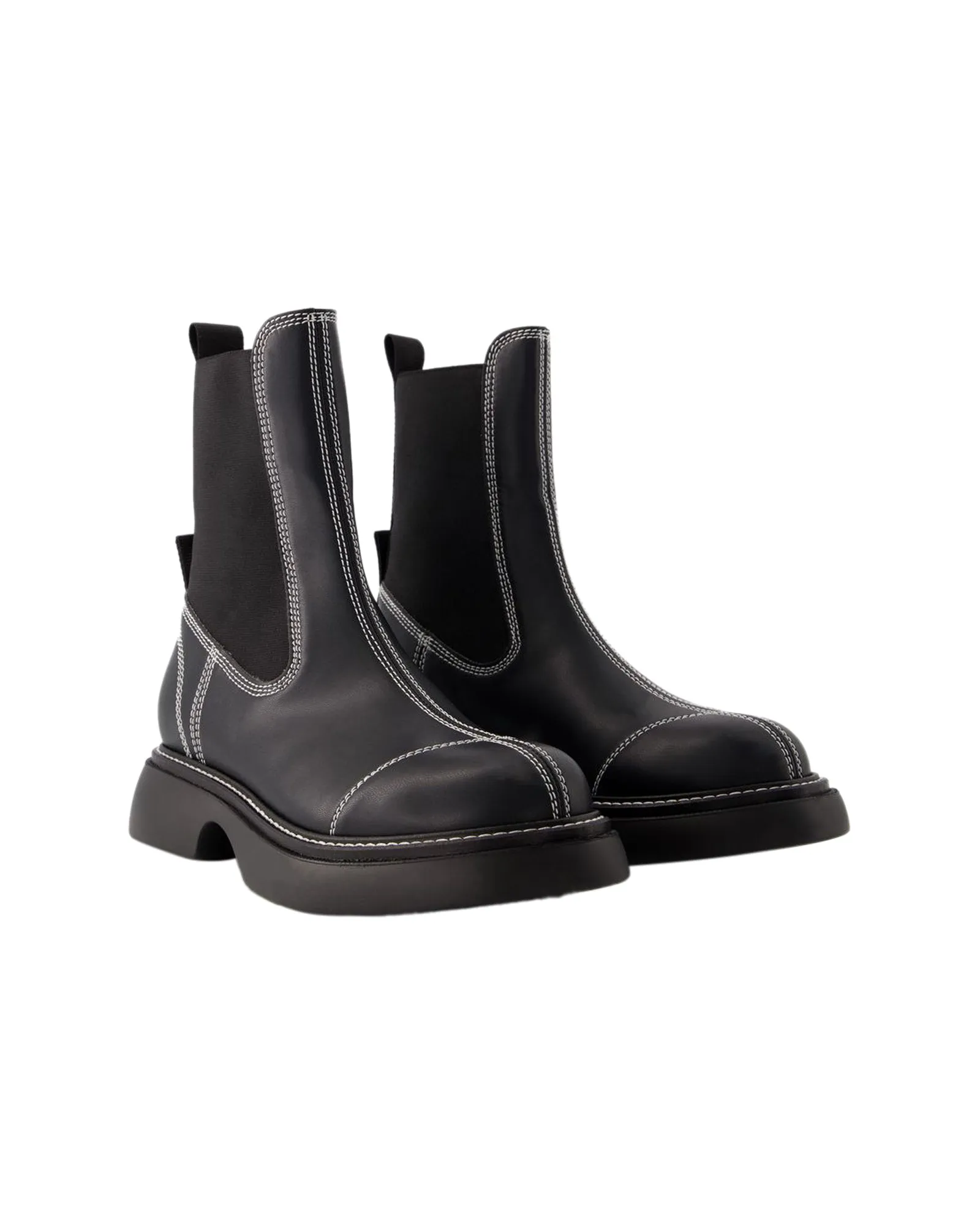 Everyday Mid Chelsea Boots - Ganni - Black