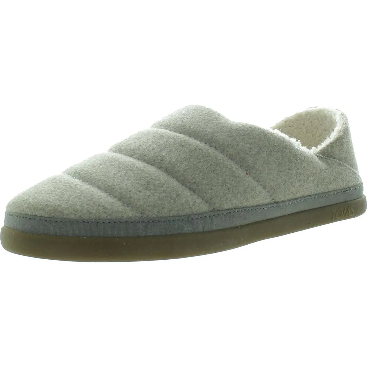 Ezra Womens Faux Fur Lined Man Made Loafer Slippers