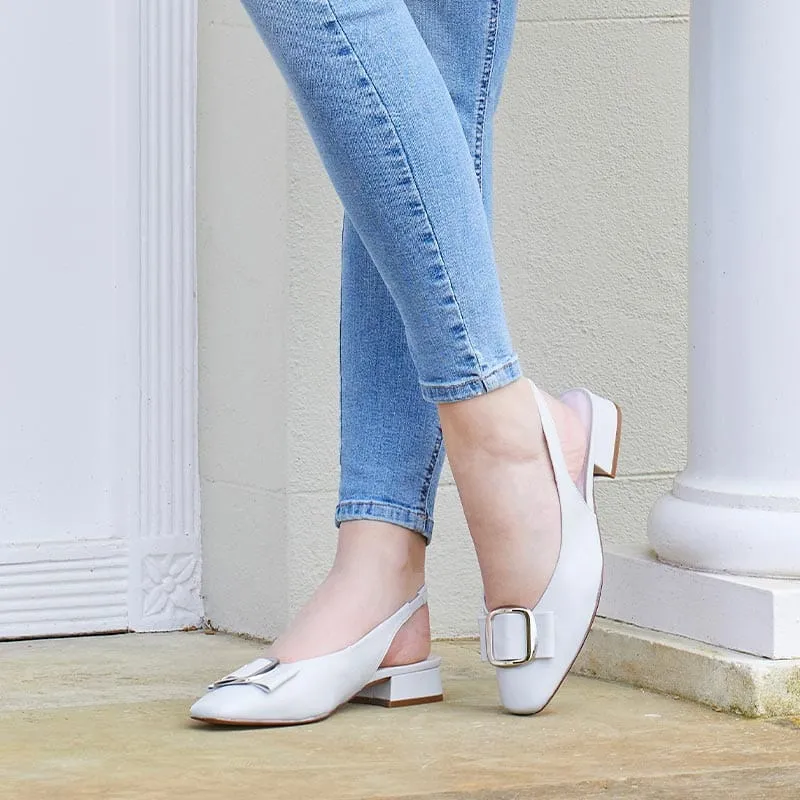 Faith: Pale Gray Leather