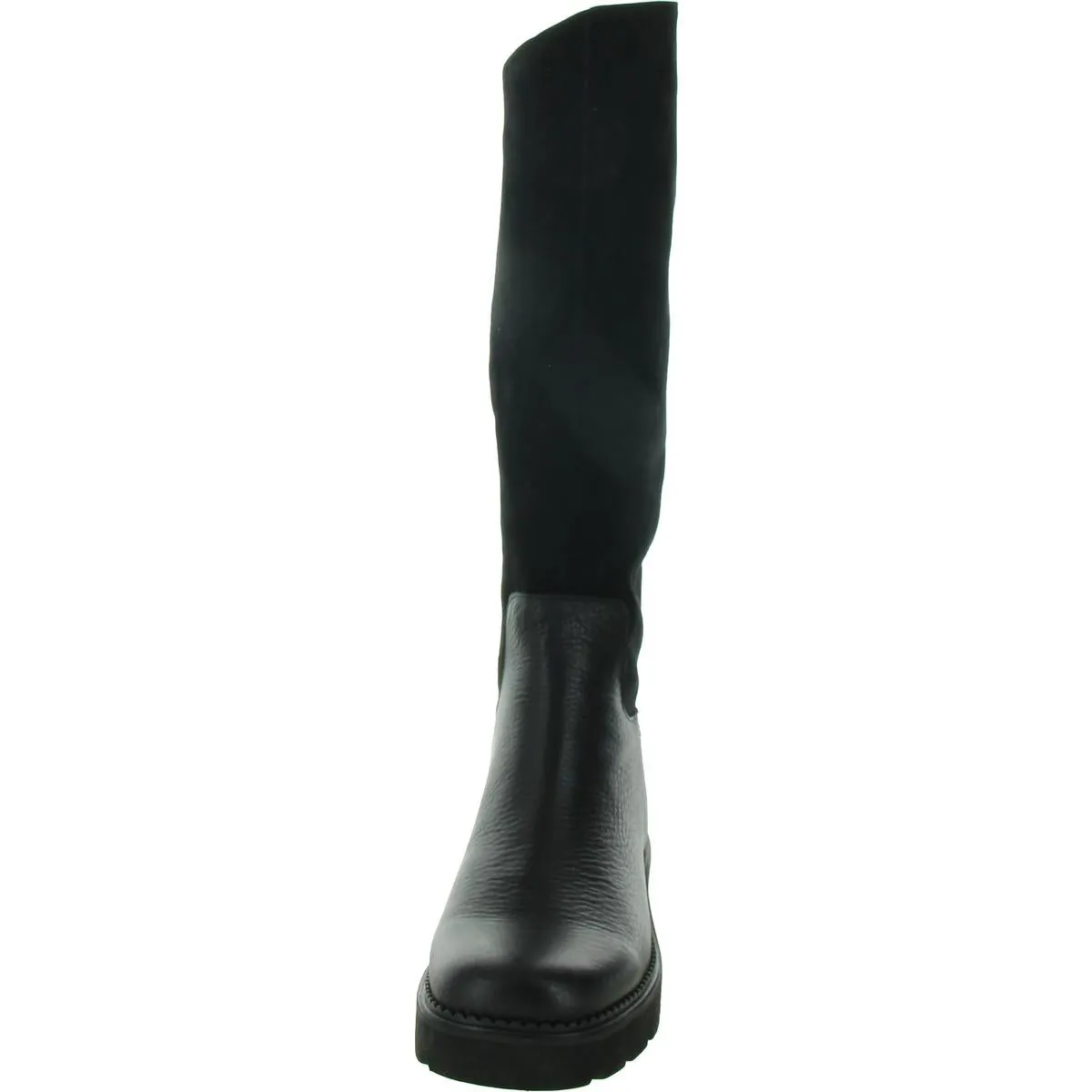Fallbrook Womens Wide Calf Leather Knee-High Boots
