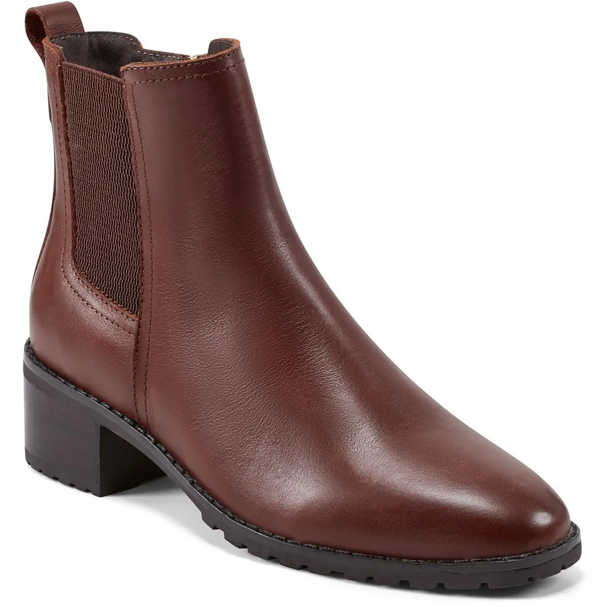 Fedra Womens Zipper Leather Booties