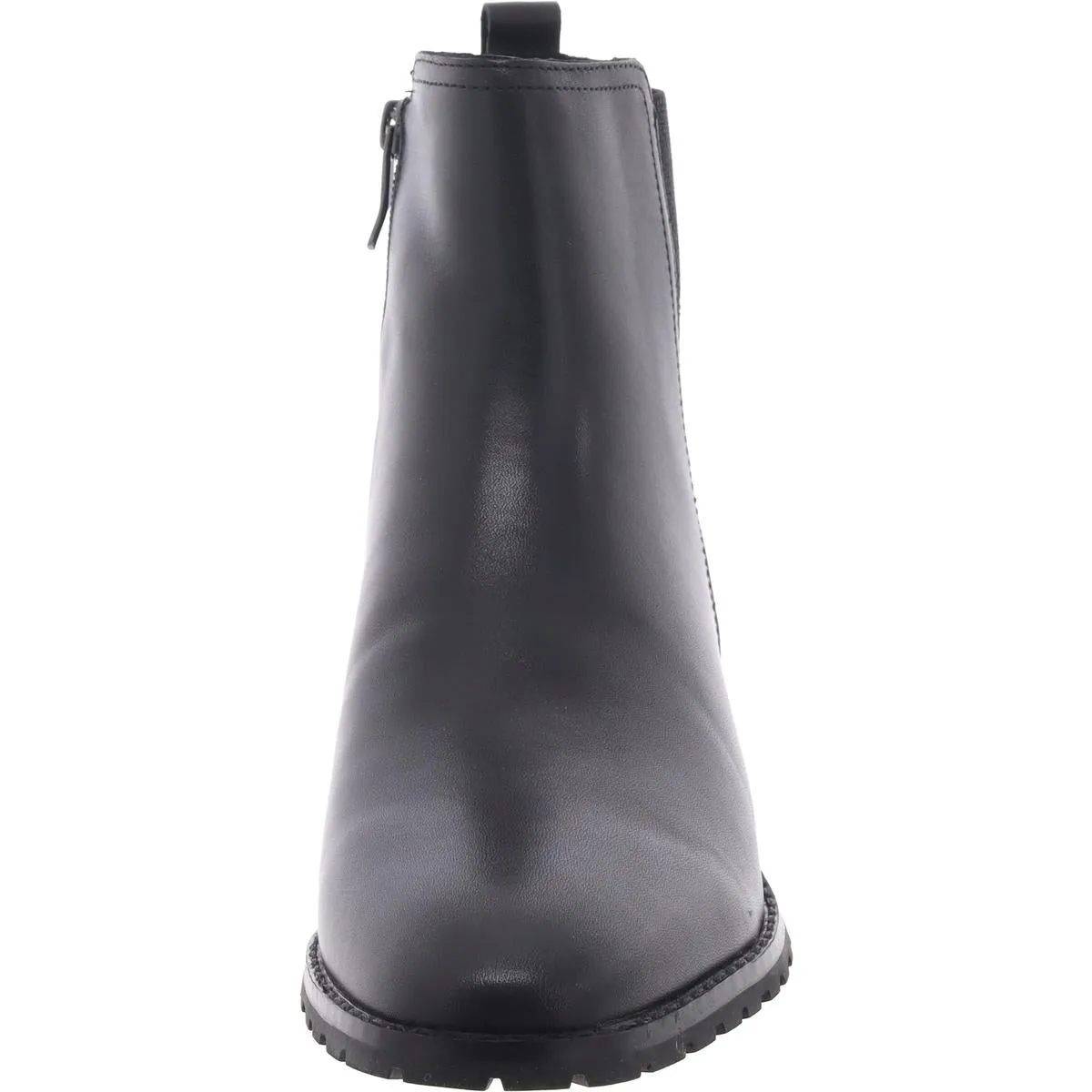 Fedra Womens Zipper Leather Booties