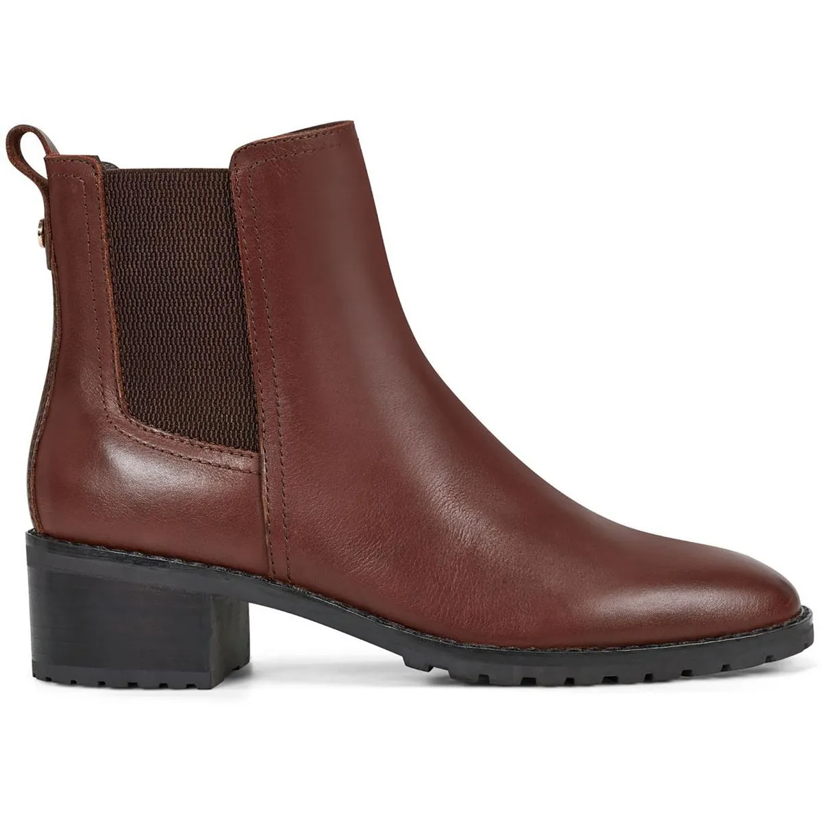 Fedra Womens Zipper Leather Booties
