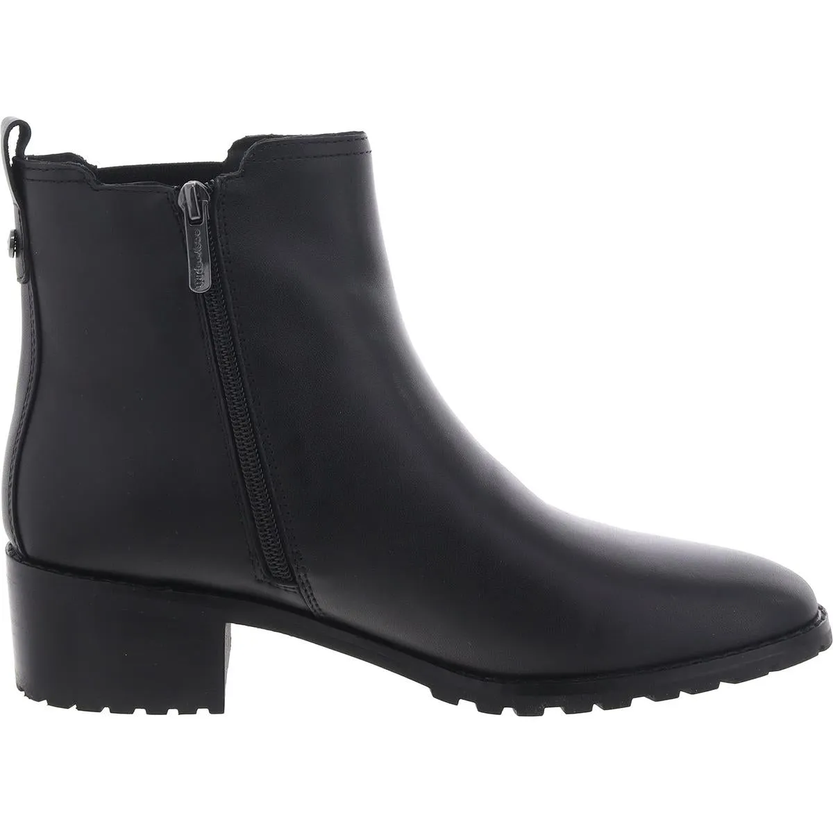 Fedra Womens Zipper Leather Booties