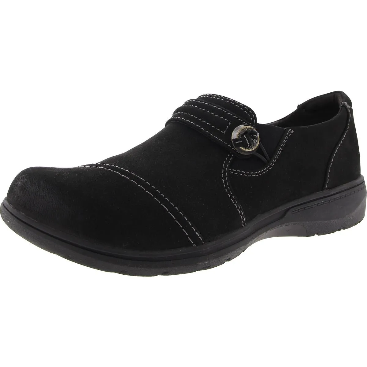 FEMMES Womens Padded Insole Leather Loafers