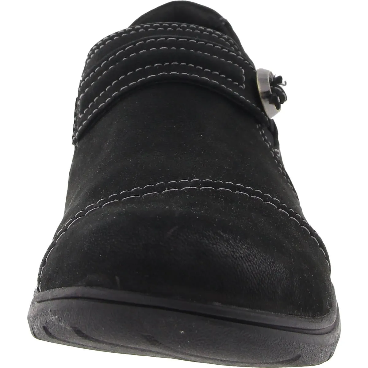 FEMMES Womens Padded Insole Leather Loafers