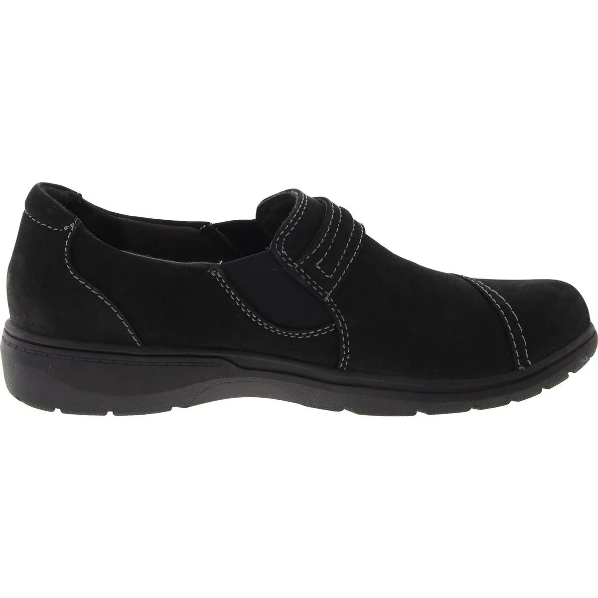 FEMMES Womens Padded Insole Leather Loafers