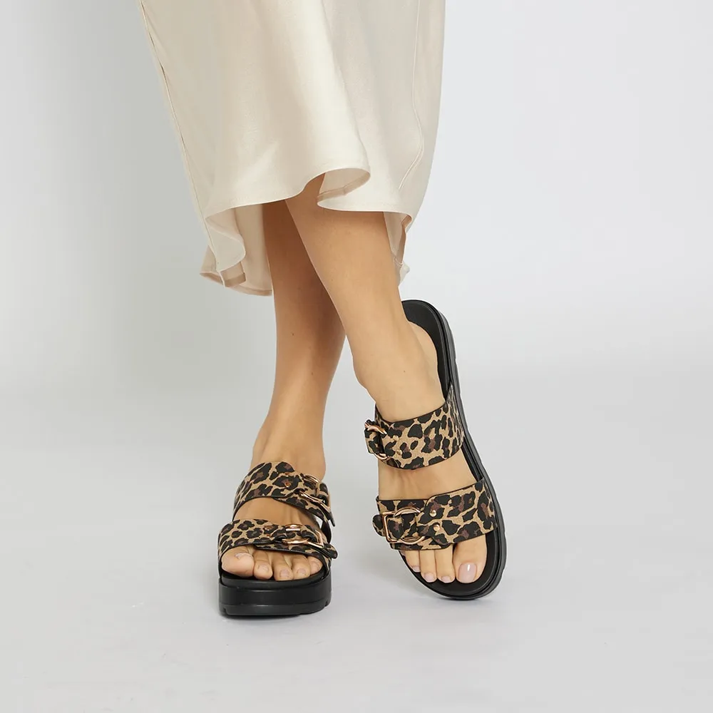 Fiction Slide in Animal Fabric