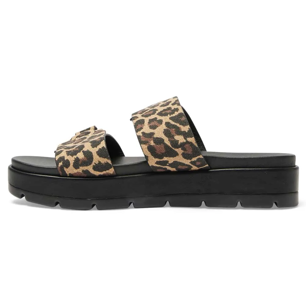 Fiction Slide in Animal Fabric