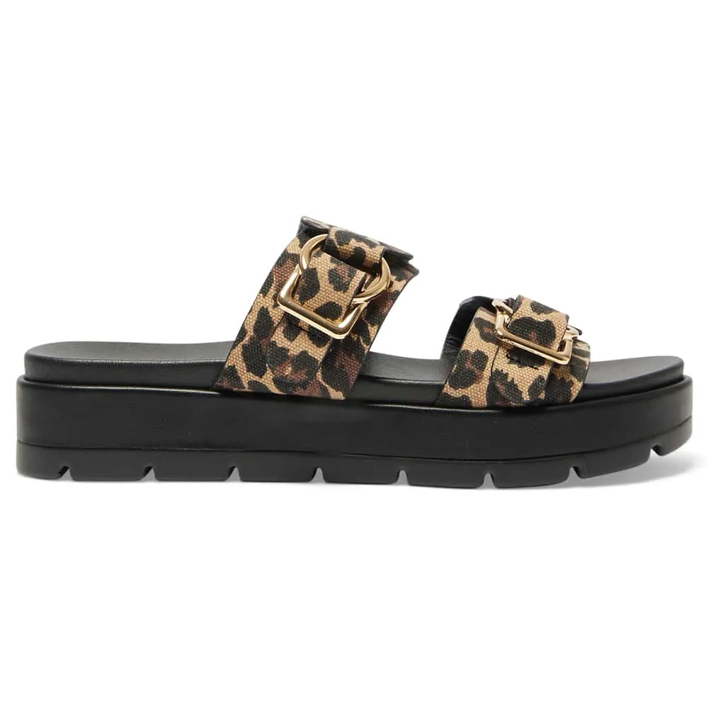 Fiction Slide in Animal Fabric
