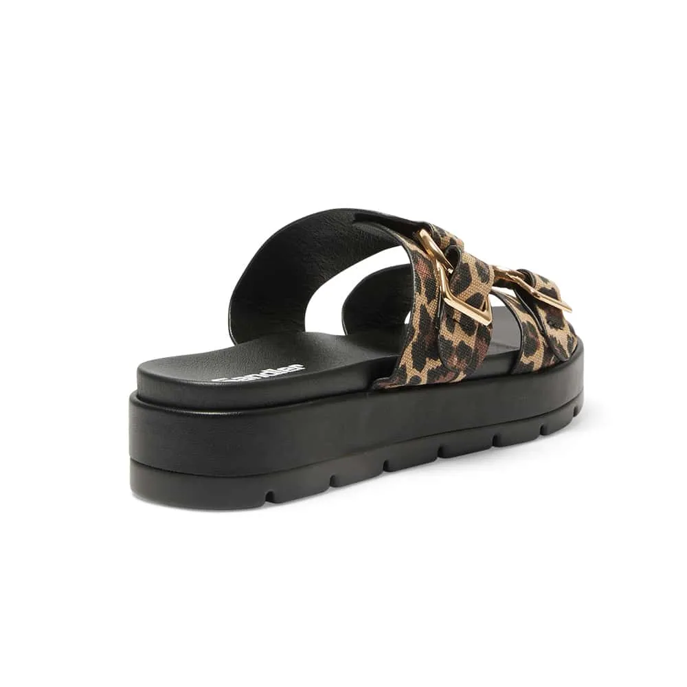 Fiction Slide in Animal Fabric