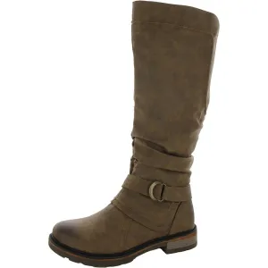 Fiona 3 Womens Leather Insulated Footbed Knee-High Boots