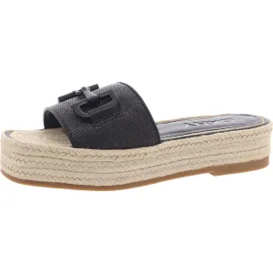 Fiona Womens Woven Man Made Platform Sandals