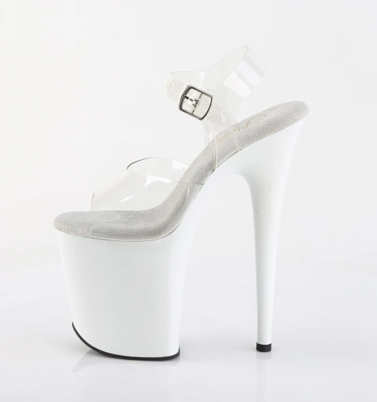 FLAMINGO-808 Platform Shoes Clear/White