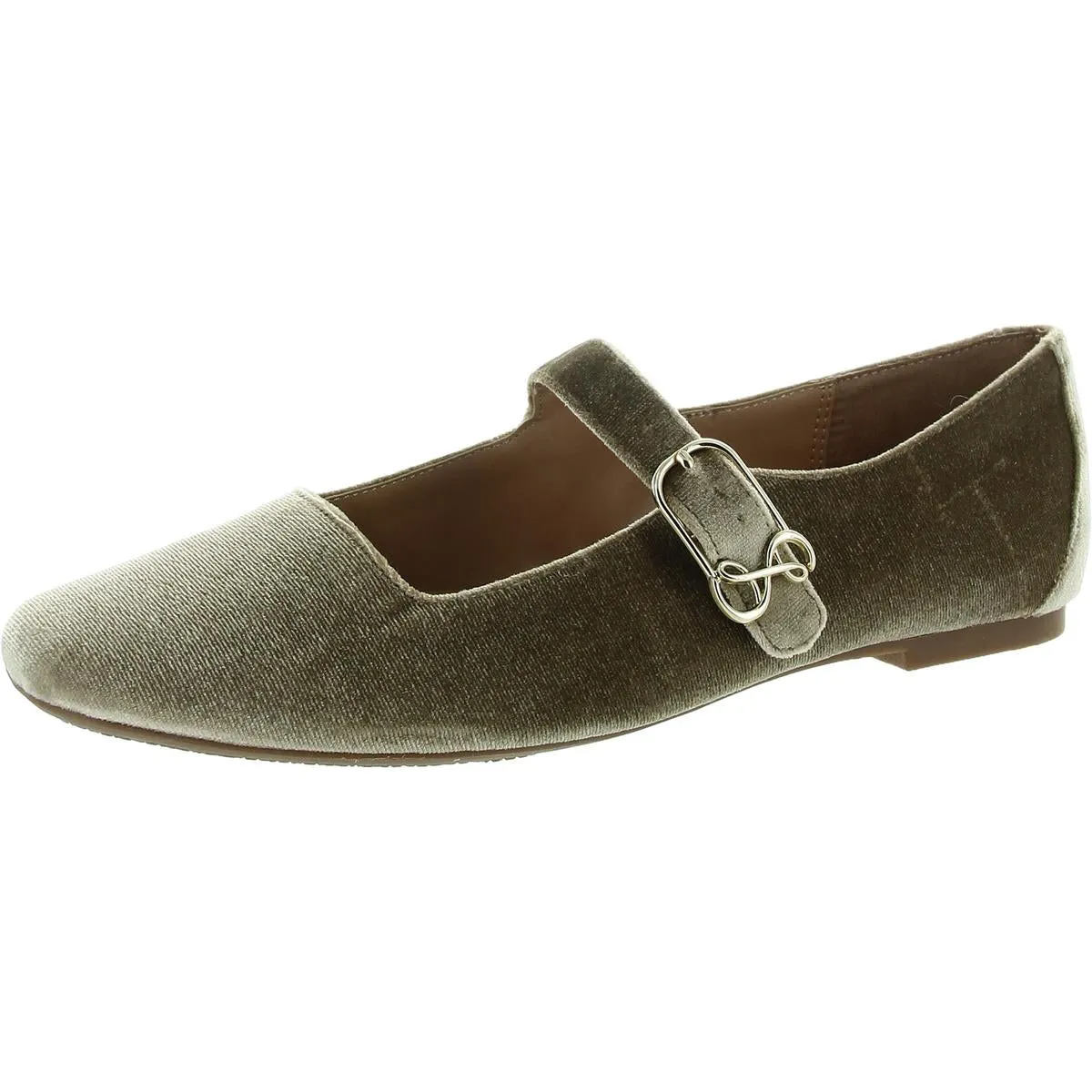 Fredi Womens Buckle Square Toe Mary Janes