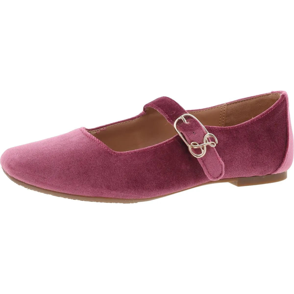 Fredi Womens Buckle Square Toe Mary Janes