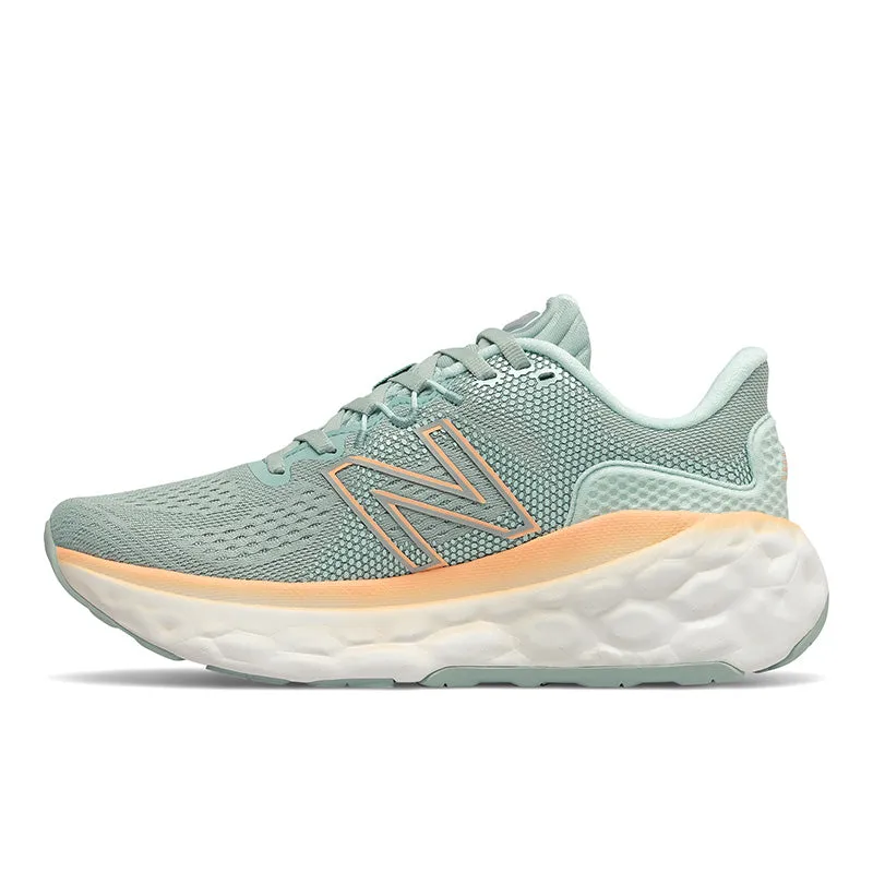 Fresh Foam X More v4 - Storm Blue with Light Mango - Women's