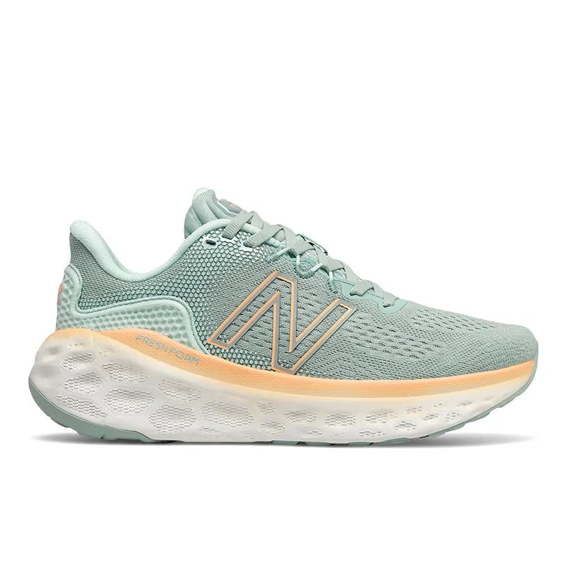Fresh Foam X More v4 - Storm Blue with Light Mango - Women's
