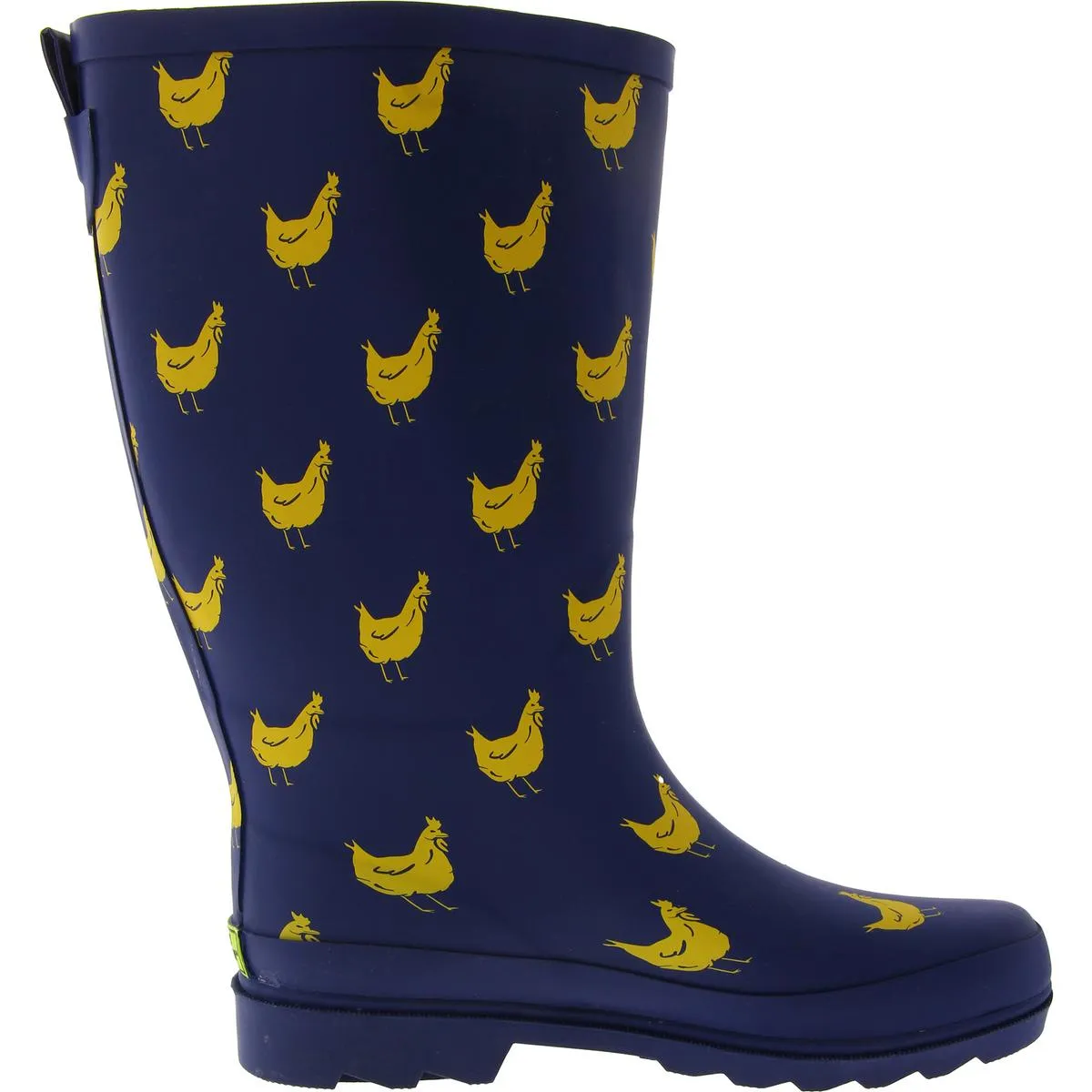 Funky Flock Womens Tall Pull On Rain Boots