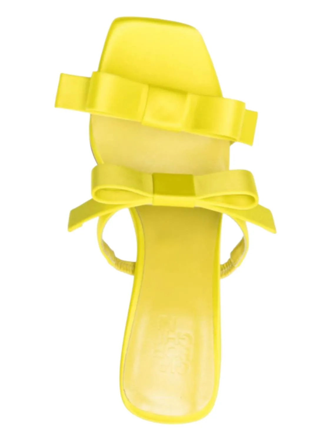 Galatine Satine Sandals In Lime