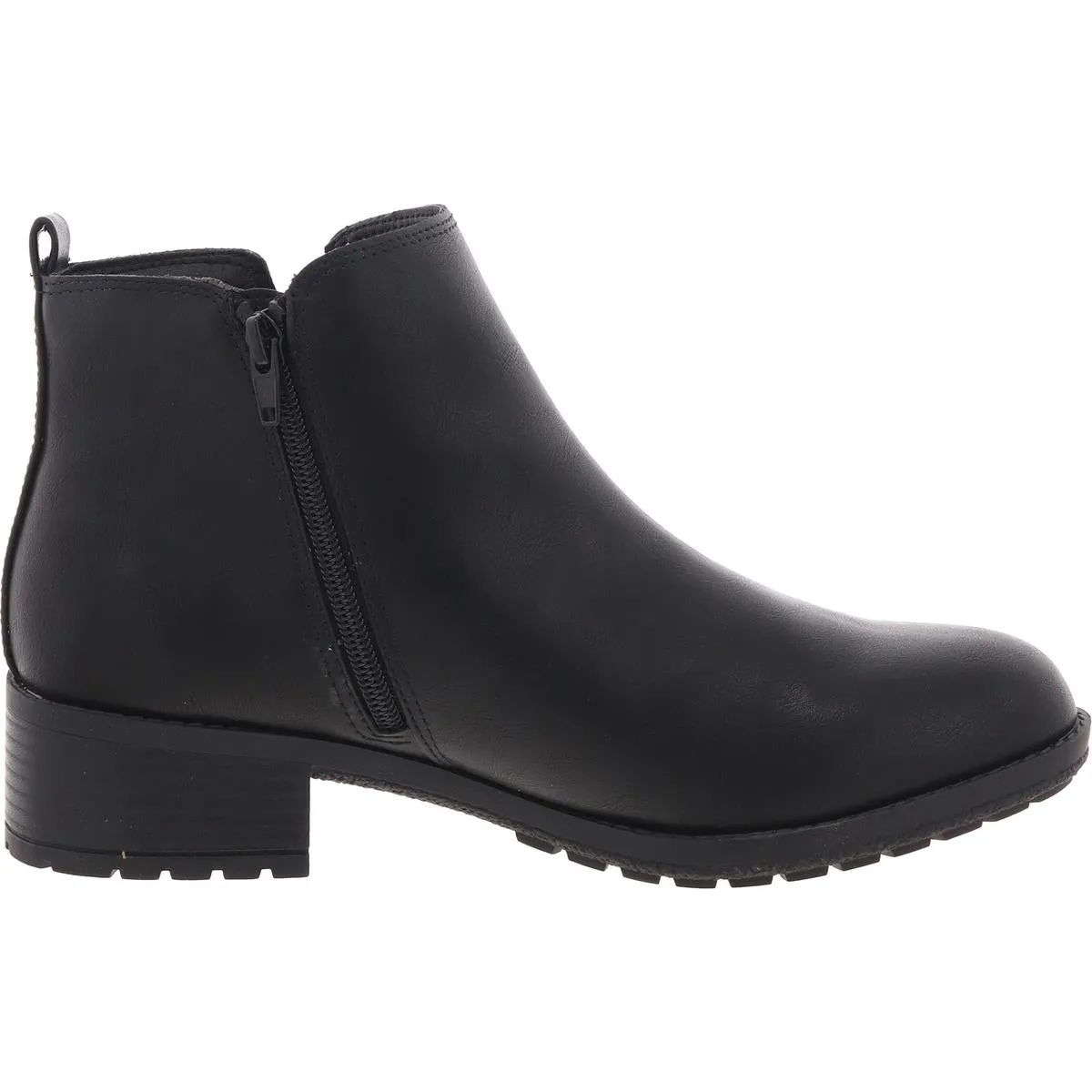 GARNERRP Womens Zipper Manmade Ankle Boots
