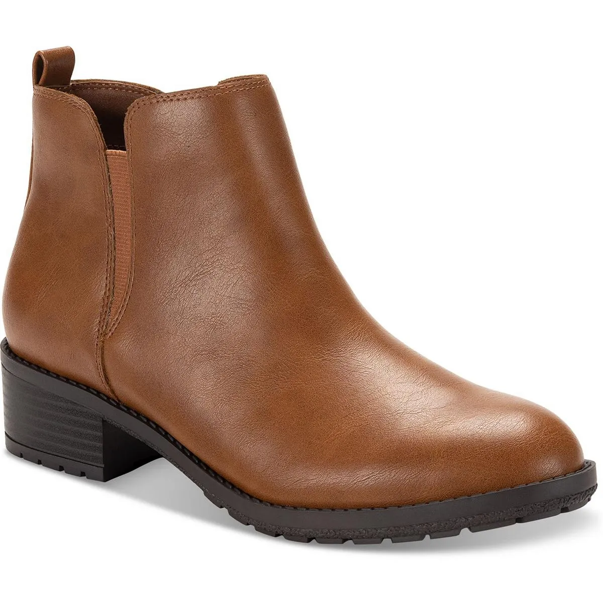 GARNERRP Womens Zipper Manmade Ankle Boots