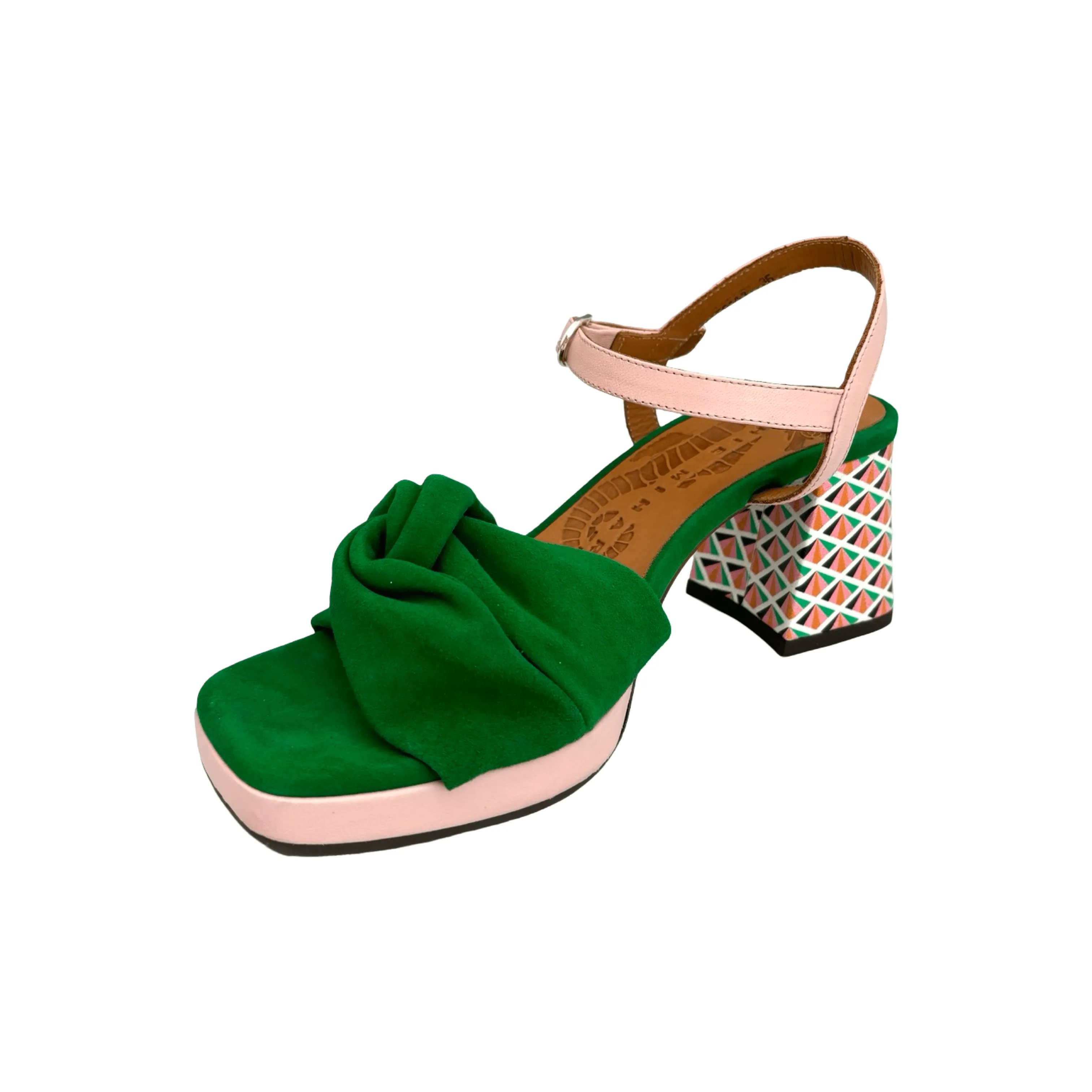GELIA Green/Pink Sandal