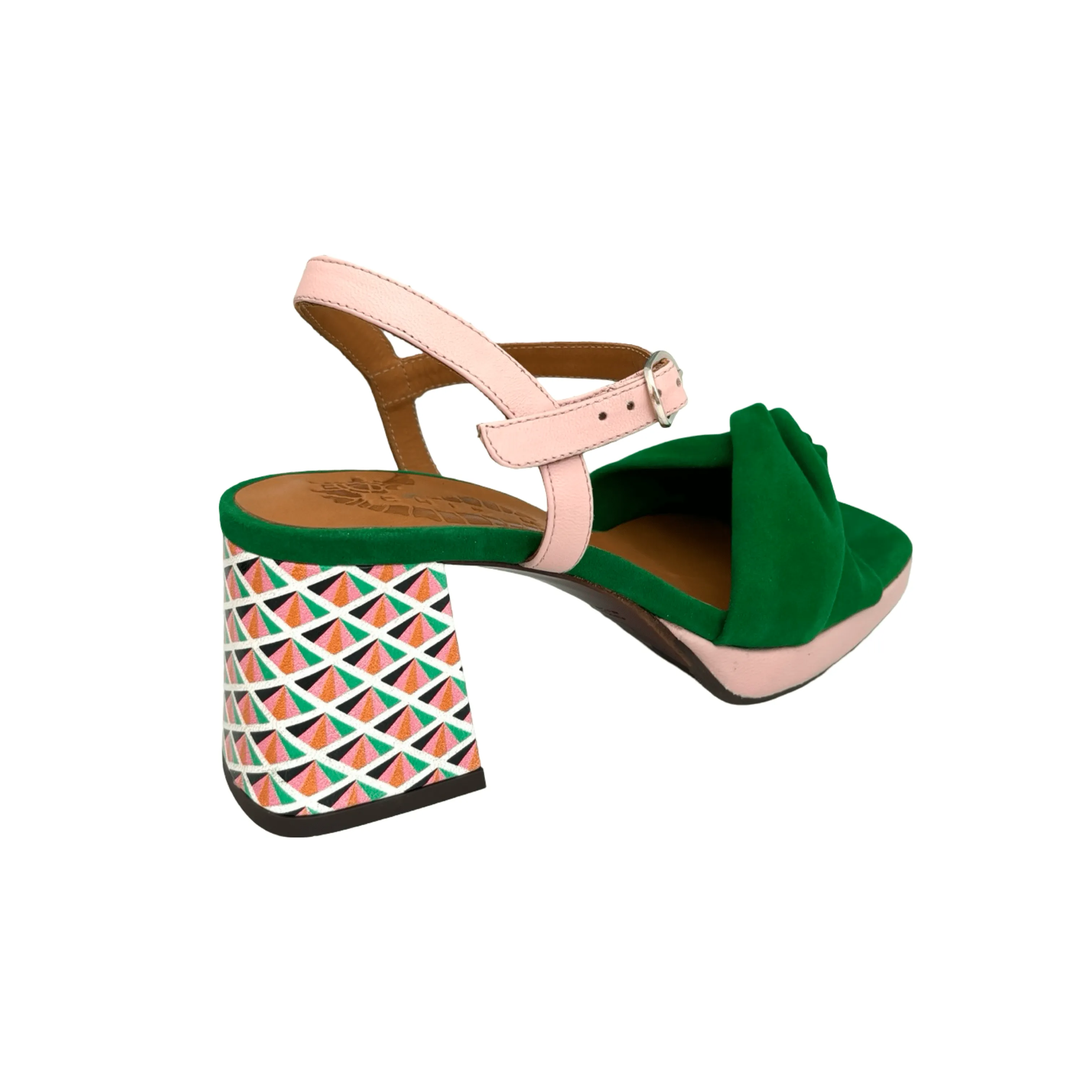 GELIA Green/Pink Sandal