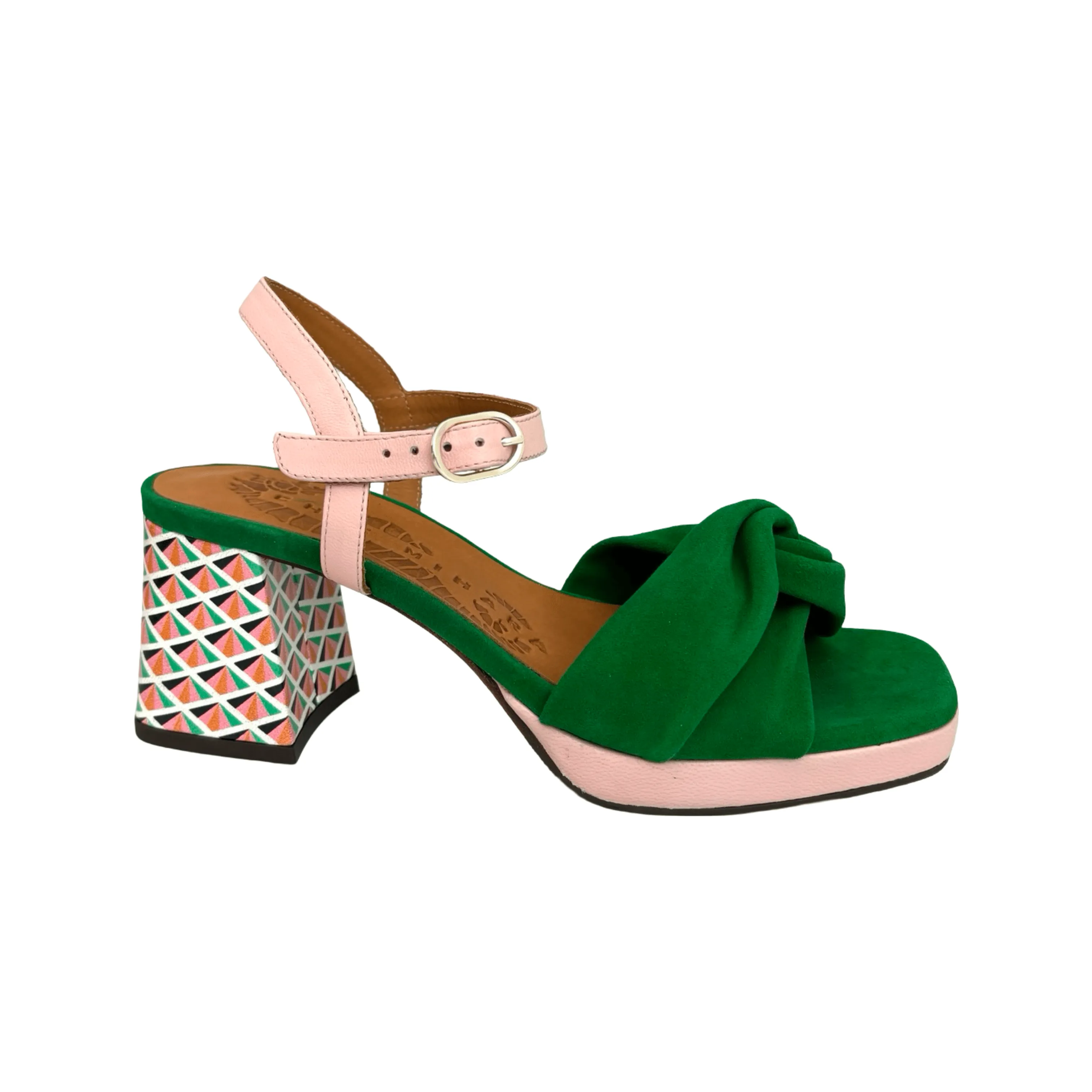 GELIA Green/Pink Sandal