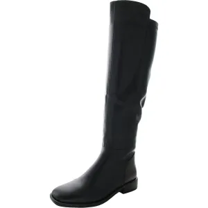 Genevieve Womens Zipper Manmade Knee-High Boots
