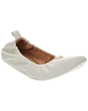Gianvito Rossi Alina Leather Flat