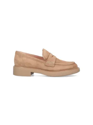 Gianvito Rossi "Harris" Moccasins  Beige