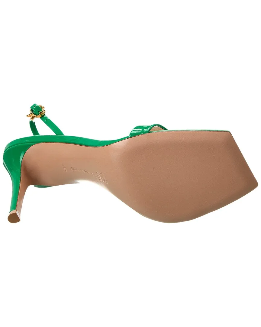 Gianvito Rossi Ribbon Stiletto 85 Patent Slingback Sandal