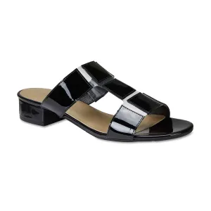 Gigi Slide in Black Patent