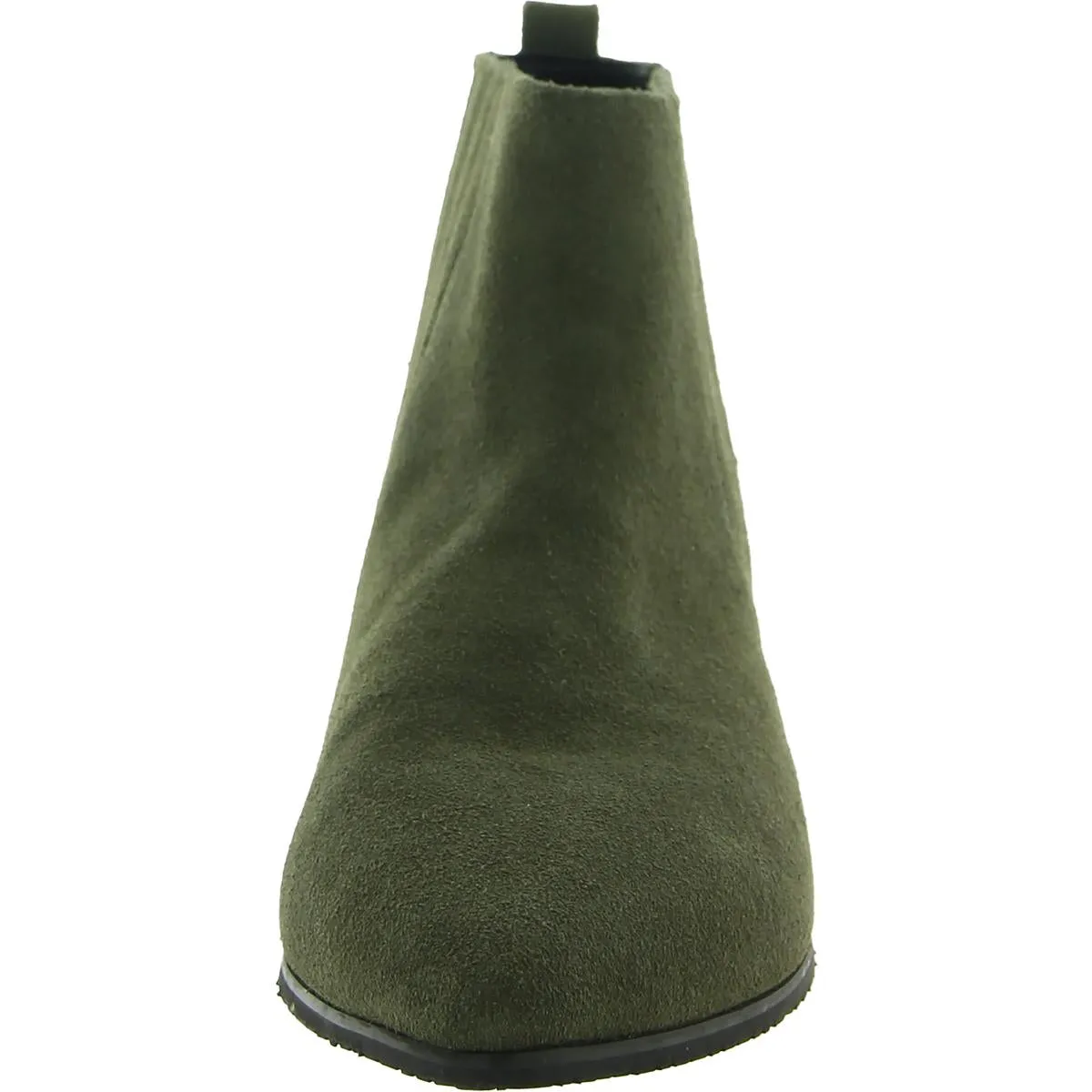 Gillian Womens Suede Ankle Chelsea Boots