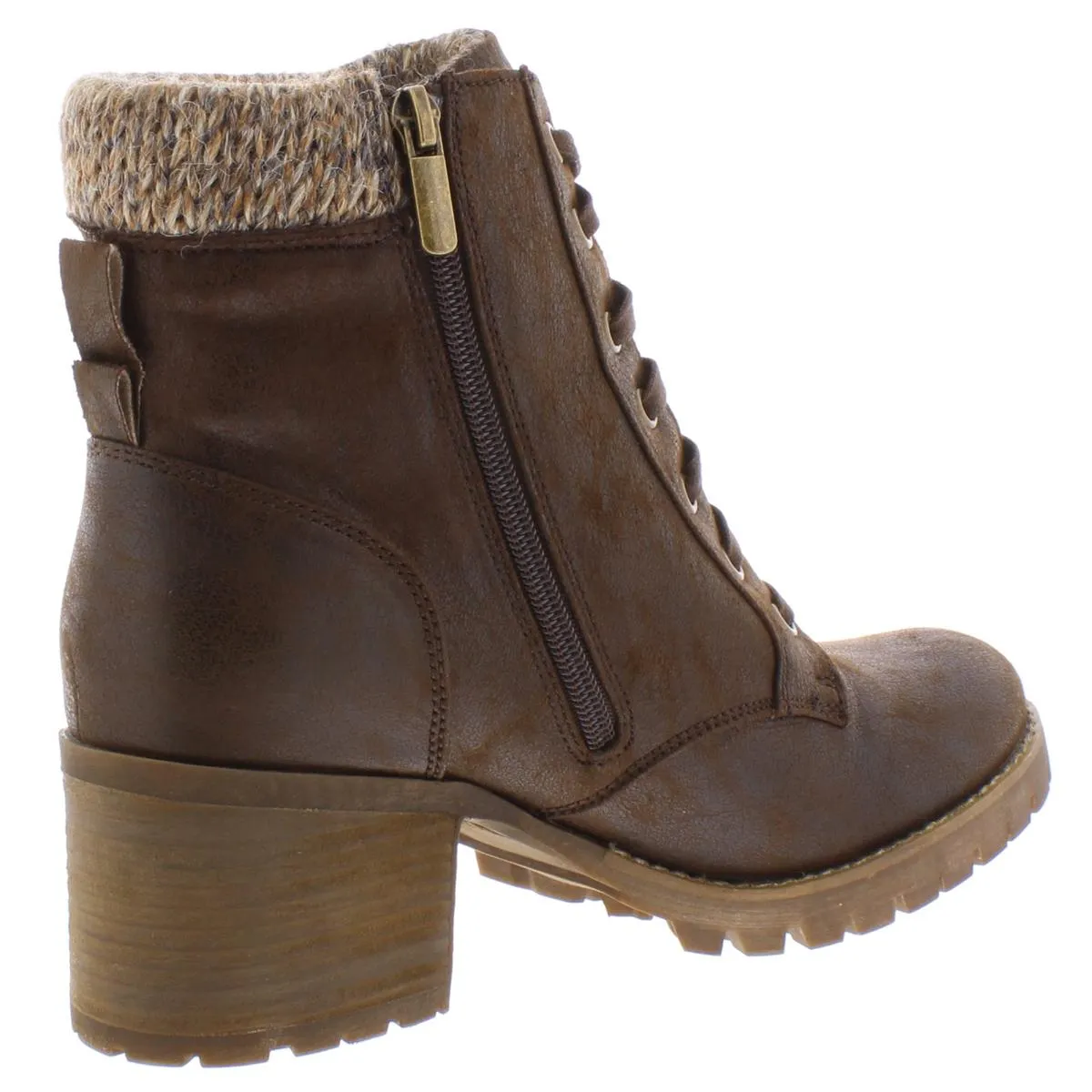 Glinda Womens Faux Leather Dressy Ankle Boots